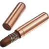 Visol Delta Rose Gold Finish Stainless Steel Cigar Tube 2 Visol Delta Rose Gold Finish Stainless Steel Cigar Tube -Visol Products shop visol delta rose gold finish stainless steel cigar tube 53