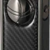 Visol Infinity Double Torch Carbon Fiber Gunmetal Cigar Lighter