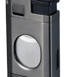 Visol LighCut Gunmetal Triple Torch Flame Lighter And Cigar Cutter -Visol Products shop visol light cut gunmetal triple torch flame lighter and cigar cutter 55