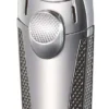 Visol Meru Dual Torch Cigar Lighter - Silver -Visol Products shop visol meru dual torch cigar lighter silver 51