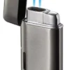 Visol Nevis Dual Torch Cigar Lighter - Gun Metal