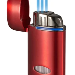 Visol Panda Triple Flame Cigar Lighter - Red -Visol Products shop visol panda triple flame cigar lighter blue 128
