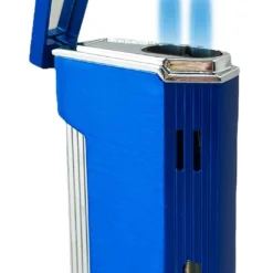 Visol Pelican Dual Torch Flame Lighter - Blue -Visol Products shop visol pelican dual torch flame lighter blue 42