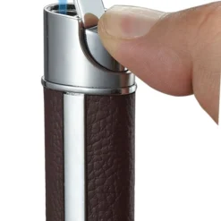 Visol Piccolo Single Torch Flame Cigar Lighter - Brown -Visol Products shop visol piccolo single torch flame cigar lighter brown 79