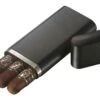 Visol Prato Black Matte 3 Finger Cigar Case -Visol Products shop visol prato black matte 3 finger cigar case 51
