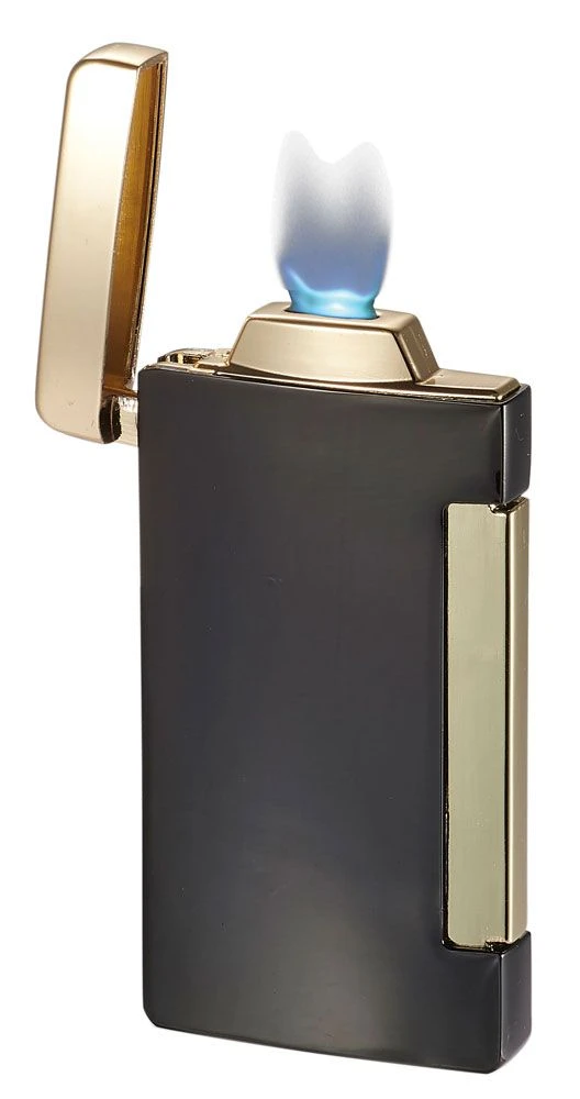 Visol Panther Single Flat Flame Black Cigar Lighter 5 Visol Panther Single Flat Flame Black Cigar Lighter - Image 3