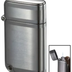 Visol Ranger Brushed Chrome Jet Flame Lighter