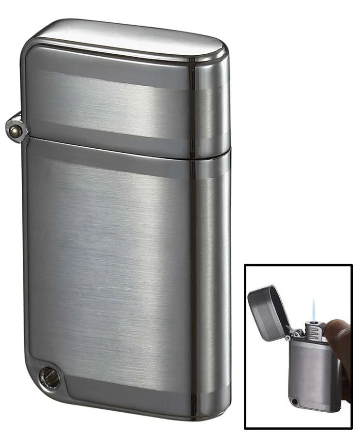 Visol Ranger Brushed Chrome Jet Flame Lighter 3 Visol Ranger Brushed Chrome Jet Flame Lighter