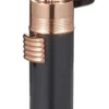 Visol Saddle Triple Torch Lighter -Black And Rose Gold 1 Visol Saddle Triple Torch Lighter -Black And Rose Gold -Visol Products shop visol saddle triple torch lighter black and rose gold 77