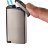 Visol Vista Dual Torch Flame Cigar Lighter - Gunmetal -Visol Products shop visol vista dual torch flame cigar lighter gunmetal 16