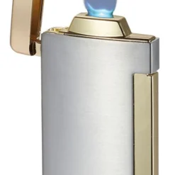 Visol Panther Single Flat Flame Silver Cigar Lighter