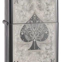 Zippo Ace Filigree Black Ice Lighter
