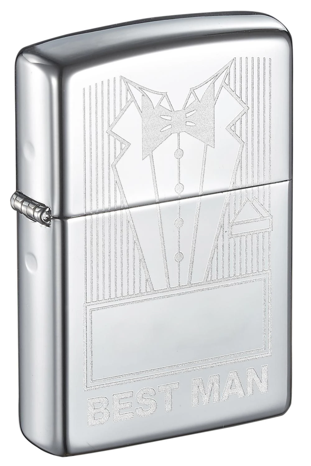 Zippo Best Man High Polish Chrome Windproof Lighter 4 Zippo Best Man High Polish Chrome Windproof Lighter - Image 2