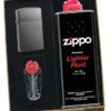 Zippo Black Ice Slim Lighter Gift Kit - Ships By Ground Only -Visol Products shop zippo black ice slim lighter gift kit 42