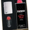 Zippo Brushed Chrome Pipe Lighter Gift Kit - Ships By Ground Only -Visol Products shop zippo brushed chrome pipe lighter gift kit 42