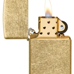 Zippo Classic Tumbled Brass Lighter