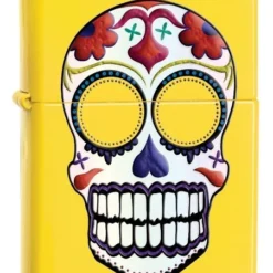 Zippo Day Of The Dead Skull Lemon Lighter
