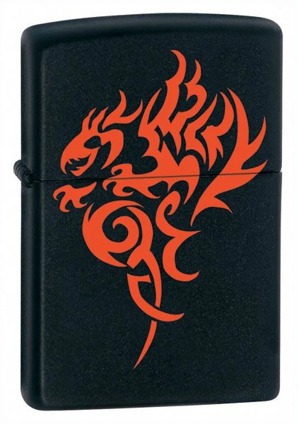 Zippo Dragon Black Matte Lighter 3 Zippo Dragon Black Matte Lighter