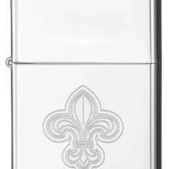 Zippo Fleur De Lis High Polish Chrome Windproof Lighter 7 Zippo Fleur De Lis High Polish Chrome Windproof Lighter -Visol Products shop zippo fleur de lis high polish chrome windproof lighter 101
