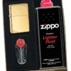Zippo High Polished Brass Vintage Lighter Gift Kit - Ships By Ground Only -Visol Products shop zippo high polished brass vintage lighter gift kit 49