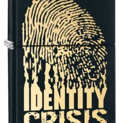 Zippo Identity Crisis Black Matte Lighter