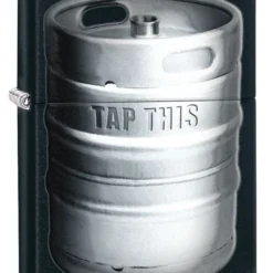 Zippo Kegger Black Matte Windproof Lighter
