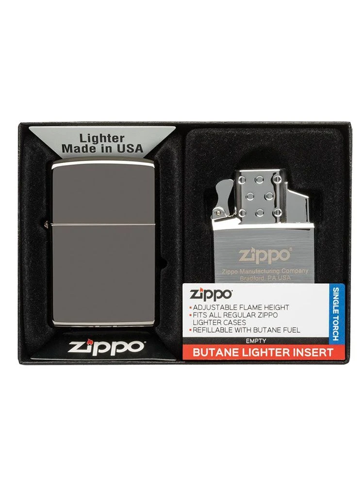 Zippo Lighter And Empty Single Torch Buante Insert Gift Set 5 Zippo Lighter And Empty Single Torch Buante Insert Gift Set - Image 3