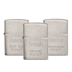 Zippo Lighter - Brushed Chrome Personalized With Free Engraving 8 Zippo Lighter - Brushed Chrome Personalized With Free Engraving -Visol Products shop zippo lighter brushed chrome personalized with free engraving 50