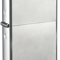 Zippo Satin Chrome Lighter With Double Torch Lighter Insert