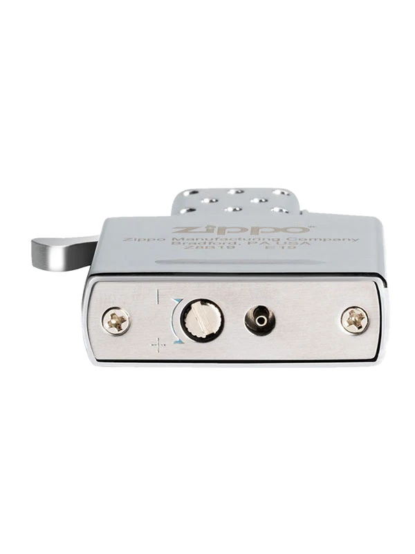 Zippo Satin Chrome Lighter With Double Torch Lighter Insert 5 Zippo Satin Chrome Lighter With Double Torch Lighter Insert - Image 3