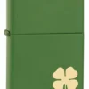Zippo Shamrock Moss Green Matte Lighter -Visol Products shop zippo shamrock moss green matte lighter 41