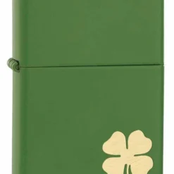 Zippo Shamrock Moss Green Matte Lighter