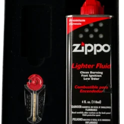 Zippo Slim Lighter Gift Kit - With 4oz Lighter Fluid, Flints, NO Lighter -Ships Ground ONLY -Visol Products shop zippo slim lighter gift kit with 4oz lighter fluid 6 flint dispenser and no lighter ships ground only 84