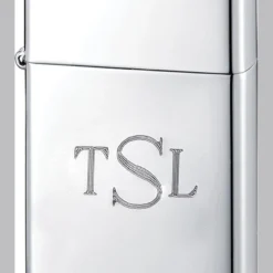 Zippo Slim Polished Chrome Personalized Lighter - Free Engraving