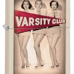 Zippo Varsity Club Cream Matte Lighter