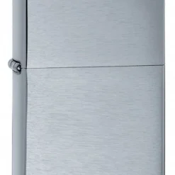 Zippo Vintage Brushed Chrome Lighter Without Slashes