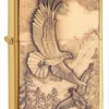 Zippo Where Eagles Dare Emblem Brushed Brass Lighter 1 Zippo Where Eagles Dare Emblem Brushed Brass Lighter -Visol Products shop zippo where eagles dare emblem brushed brass lighter 40
