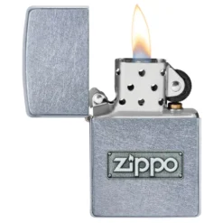 Zippo Street Chrome Lighter And Knife Gift Set